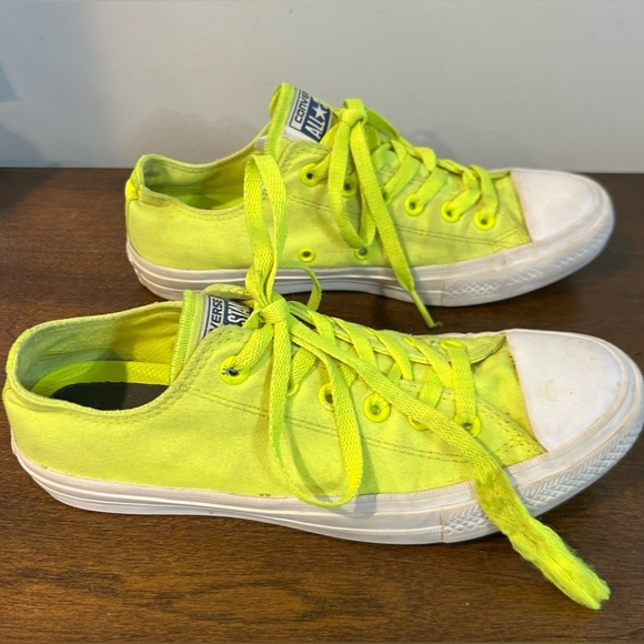 Converse Chuck Taylor All Star II Volt Green Men’s Size 9 Women’s Size 7 150160C - Picture 2 of 9